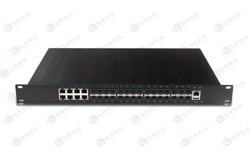飛暢科技-管理型工業(yè)級 千兆/萬兆6萬兆光+8路千兆電+千兆24光 三層交換機(jī)